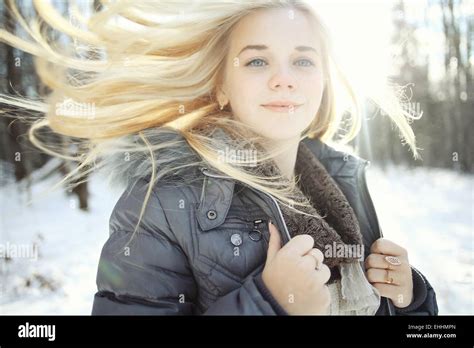 beautiful blonde teen|Cute teen teenager blonde girl Stock Photos and Images